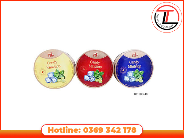 Hộp Kẹo Bằng Thiếc